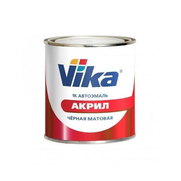 VIKA Краска Черная матовая АК-142 0,85 кг