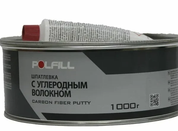 POLFILL Шпатлевка с угольным волокном 1кг