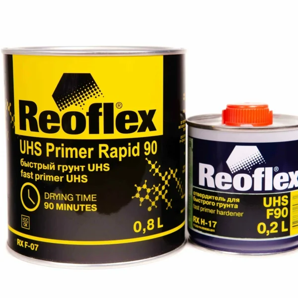 REOFLEX Грунт  акриловый 4+1  БЫСТРЫЙ  серый  (0.8l+0,2l)