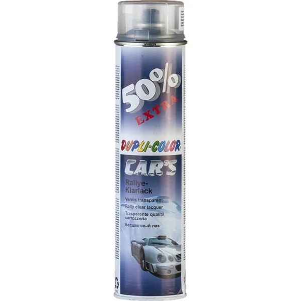 DUPLI-COLOR 50%50 Лак аэрозольный прозрачный 600 мл
