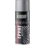 KUDO Грунт аэрозольный цвет серый 520 мл
