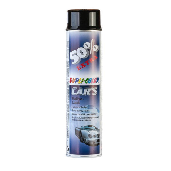 DUPLI-COLOR 50%50 Краска аэрозольная цвет черный глянцевый 600 мл