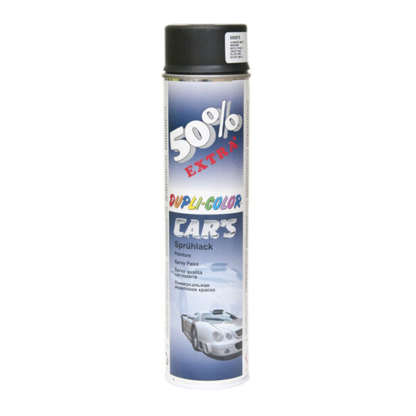 DUPLI-COLOR 50%50 Краска аэрозольная цвет черный матовый 600 мл