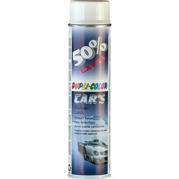DUPLI-COLOR 50%50 Краска аэрозольная цвет белый глянцевый 600 мл